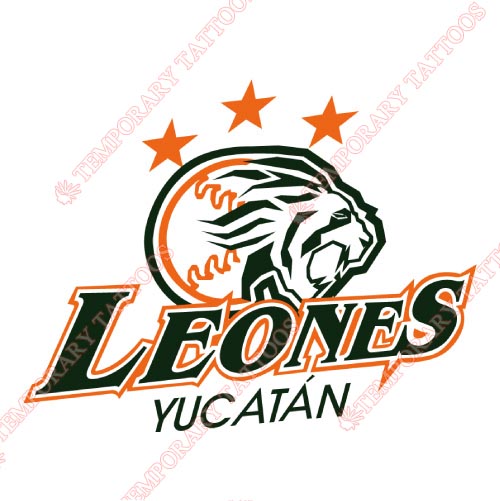 Yucatan Leones Customize Temporary Tattoos Stickers NO.8063